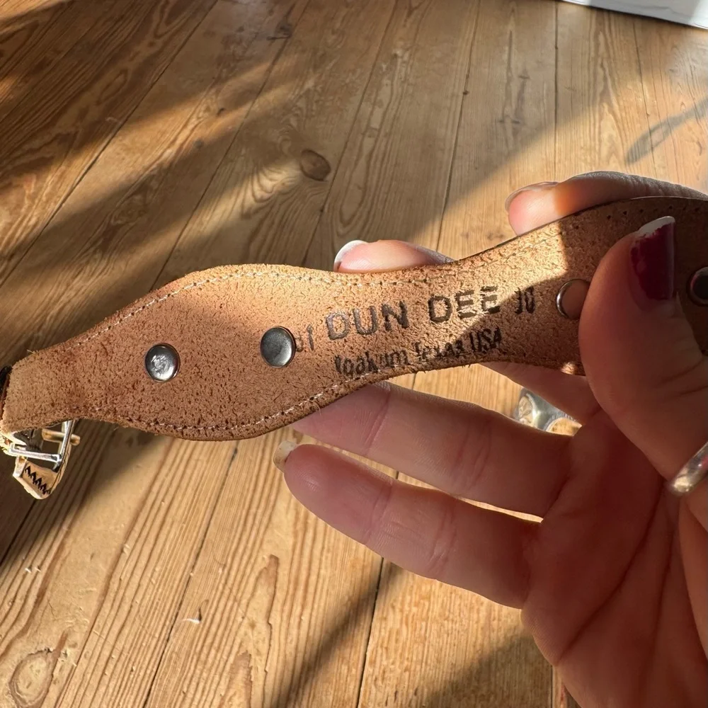 Vintage children’s western leather belt